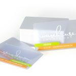 translucent business cards