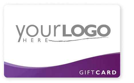 Predesigned gift card printing with your logo