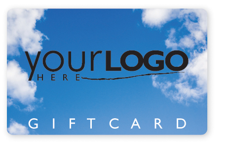 Sky and clouds gift card design