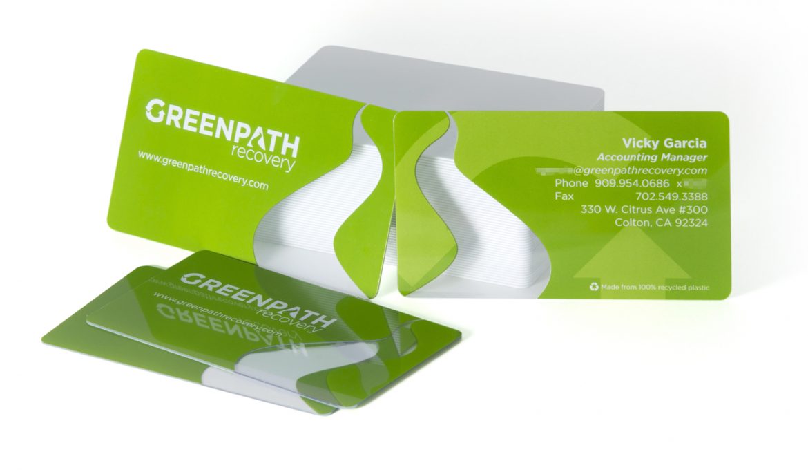 HOW GREENPATH RECOVERY USED PLASTIC BUSINESS CARDS TO BOOST THEIR BRAND